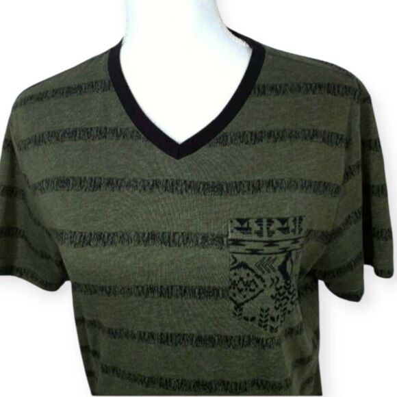 AMERICAN RAG ARMY GREEN T-SHIRT SZ.S EUC - Picture 2 of 5